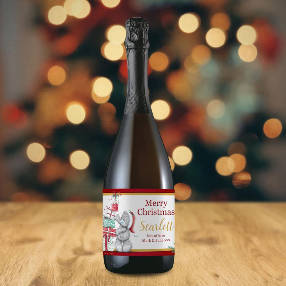 Personalised Me to You Christmas Presents Prosecco Extra Image 1